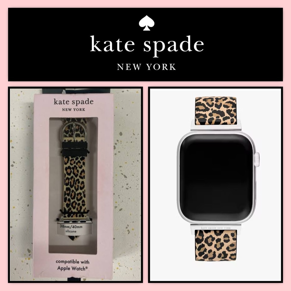 Kate Spade- Animal Print Apple Watch Band